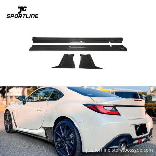 Carbon Fiber Side Skirts for Toyota GR86 & Subaru BRZ 2022-2023